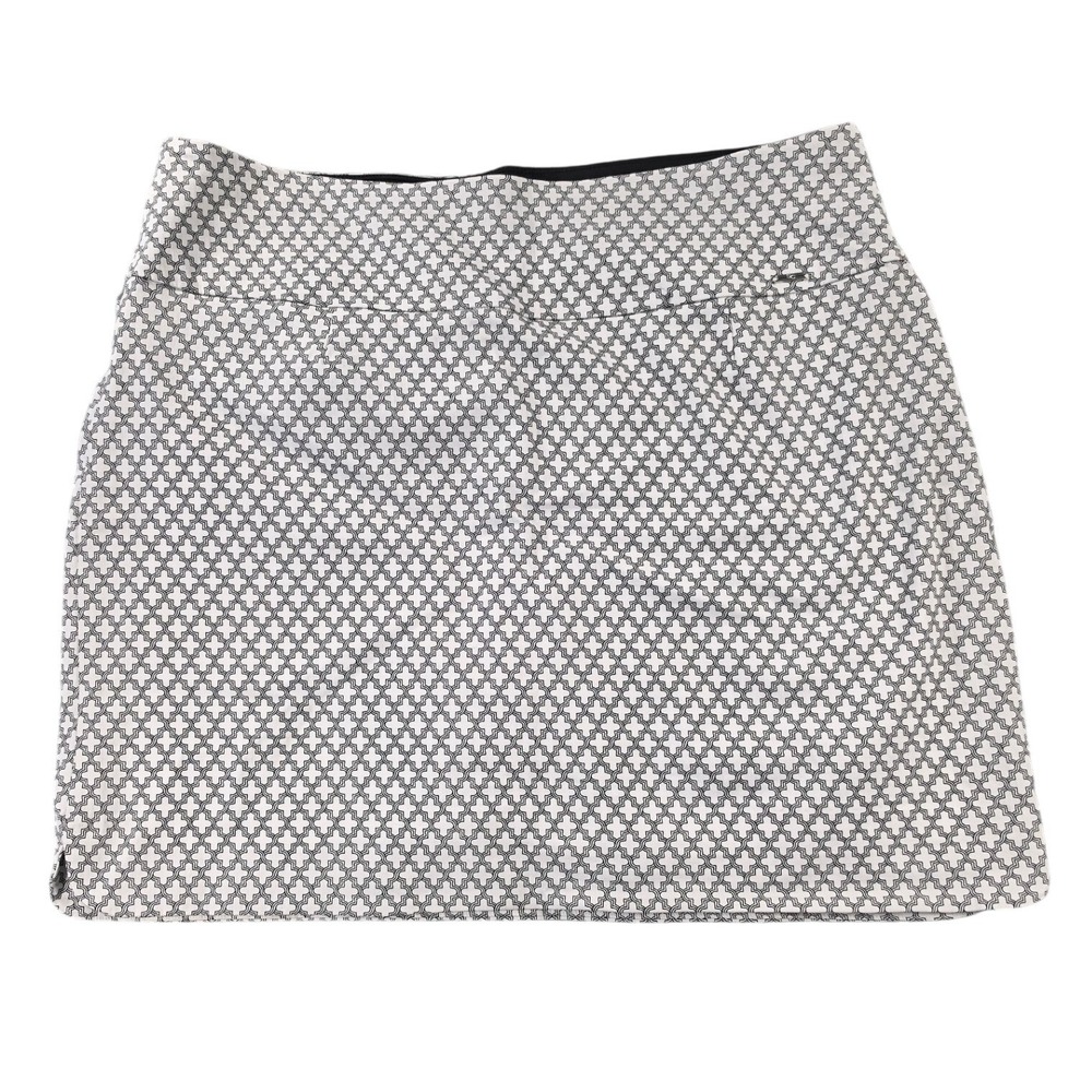 Golf Skort Athleisure Skirt Black White Geometric Womens 2X‎  S.C. & Co